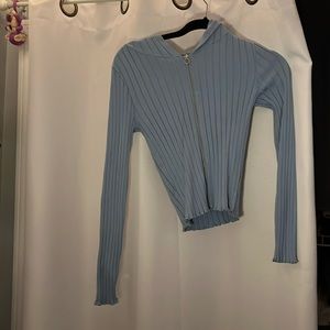 blue Rue 21 zip up size small never worn